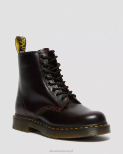 1460 Botas De Couro Atlas Antiderrapantes Com Cordões Dr. Martens Unissex 686r95 Calçado Oxblood Atlas