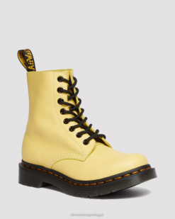 1460 Botas Pascal Pretas Com Cadarço E Ilhós Dr. Martens Feminino 686r145 Calçado Limão Amarelo Virginia
