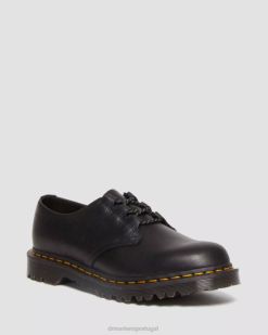 1461 Feito Na Inglaterra Ghillie Couro Oxfords Dr. Martens Feminino 686r316 Calçado Preto Sechura & Atacama
