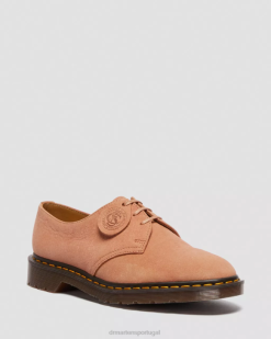 1461 Feitos Em Sapatos Oxford De Couro Nobuck Da Inglaterra Dr. Calçado Martens Unissex 686r320 Rosa