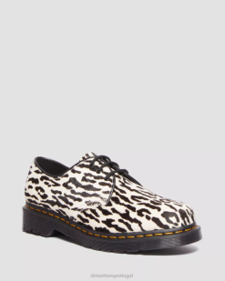 1461 Sapatos Oxford Com Cabelo Wacko Maria Dr. Martens Feminino 686r293 Calçado Preto E Branco Com Cabelo