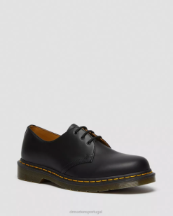 1461 Sapatos Oxford De Couro Liso Dr. Martens Masculino 686r279 Calçado Preto Liso