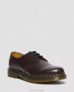 1461 Sapatos Oxford De Couro Liso Dr. Martens Masculino 686r300 Calçado Borgonha Liso
