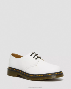 1461 Sapatos Oxford De Couro Liso Dr. Martens Masculino 686r307 Calçado Branco Liso