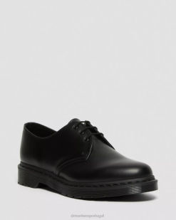 1461 Sapatos Oxford De Couro Liso Mono Dr. Martens Masculino 686r282 Calçado Preto Liso