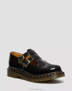 8065 Patente Dr. Martens Feminino 686r338 Calçado Lucido & Patente Lamper