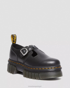 Audrick Nappa Lux Plataforma Mary Jane Sapatos Dr. Martens Feminino 686r228 Calçado Preto Napa Lux