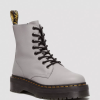 Bota Jadon Pisa Plataformas De Couro Dr. Martens Masculino 686r187 Calçado Cinza Pisa