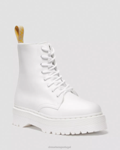 Bota Vegan Jadon Ii Kemble Mono Plataformas Dr. Martens Unissex 686r110 Calçado Branco Kemble