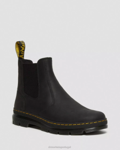 Botas Chelsea Casuais De Couro Embury Dr. Martens Masculino 686r58 Calçado Preto Wyoming