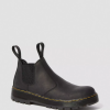 Botas De Trabalho Chelsea De Couro Hardie Connection Dr. Martens Feminino 686r203 Calçado Preto Conexão