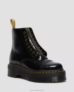 Botas Plataforma Sinclair Veganas Dr. Martens Unissex 686r51 Calçado Oxford Preto