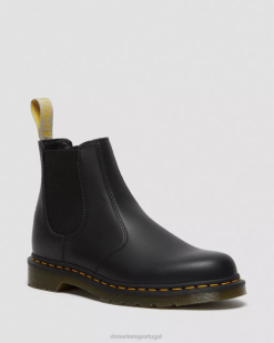 Botas Vegan 2976 Felix Chelsea Dr. Martens Feminino 686r7 Calçado Preto Felix Esfregar