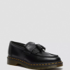 Mocassins Com Borla De Couro Com Ponto Amarelo Adrian Dr. Martens Feminino 686r367 Calçado Preto Liso