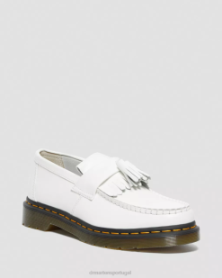 Mocassins Com Borla De Couro Com Ponto Amarelo Adrian Dr. Martens Feminino 686r378 Calçado Liso