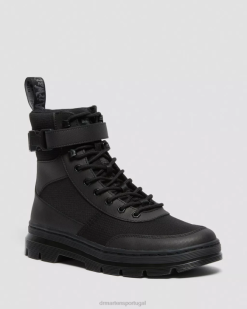 Pentes Tech Botas Casuais Poli Dr. Calçado Martens Unissex 686r70 Elemento Preto E Poli Rip Stop