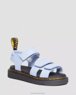 Sandálias Com Tira De Couro Júnior Klaire Athena Dr. Martens Kids 686r446 Calçado Zen Azul Athena