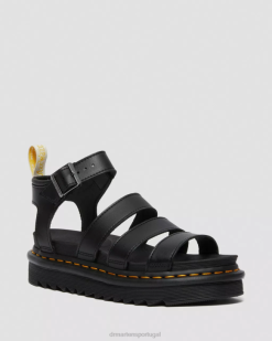 Sandálias Gladiadoras Vegan Blaire Felix Dr. Martens Feminino 686r248 Calçado Preto Felix Esfregar