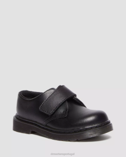 Sapatos Infantis/criança Kamron Velcro Oxford Dr. Martens Kids 686r397 Calçado Preto T Lamper