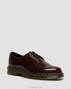 Sapatos Oxford Veganos 1461 Dr. Martens Feminino 686r311 Calçado Vermelho Cereja Oxford Esfregar