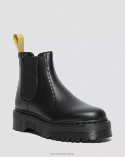 Vegan 2976 Felix Plataforma Chelsea Botas Dr. Martens Unissex 686r9 Calçado Preto Felix Esfregar