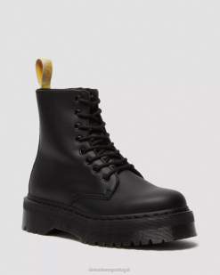 Vegan Jadon Ii Boot Plataformas Mono Dr. Martens Feminino 686r14 Calçado Preto Felix Esfregar